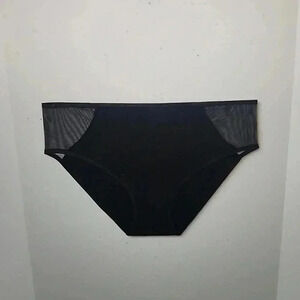 ELSE GIGI TULLE TRIMMED STRETCH JERSEY BOY SHORTS SIZE S